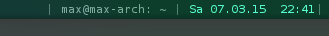 Conky Window Title Result